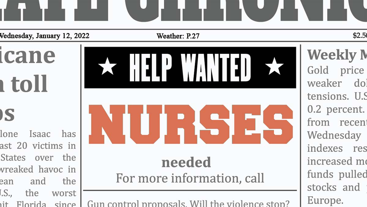 Help Wanted - Nursing Budget Flaw Increases Understaffing Risk