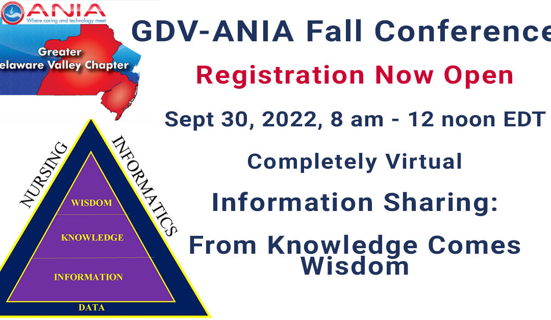 GDV-ANIA Fall Conference Registration Open